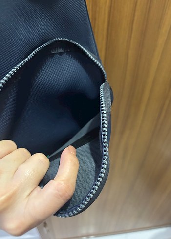 Lacoste Mavi Deri Kadın Sırt Çantası - Görsel 2