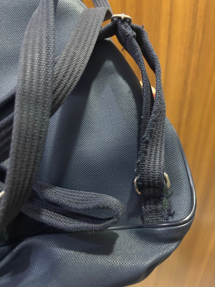 Lacoste Mavi Deri Kadın Sırt Çantası - Görsel 4