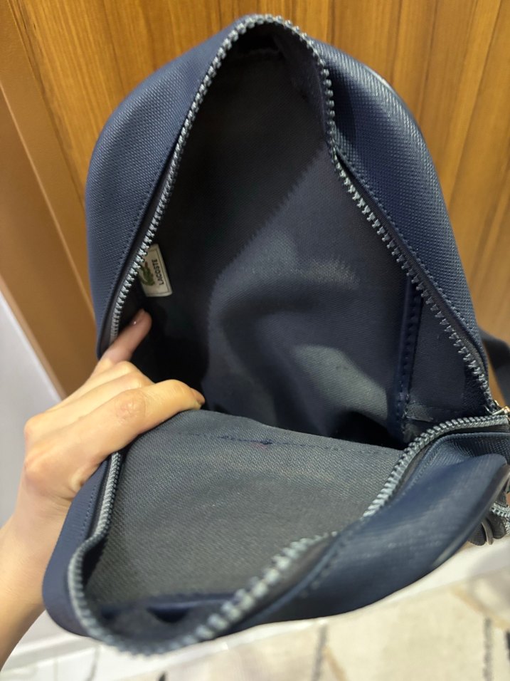 Lacoste Mavi Deri Kadın Sırt Çantası - Görsel 3