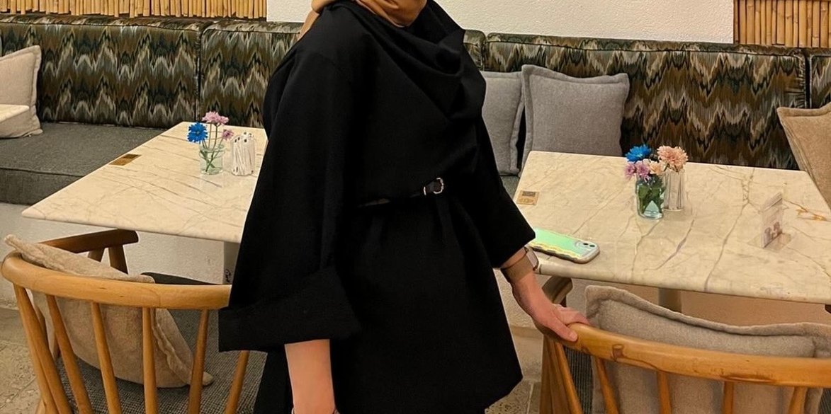 Siyah Kemerli Uzun Kollu Hamile Tulum - Görsel 2