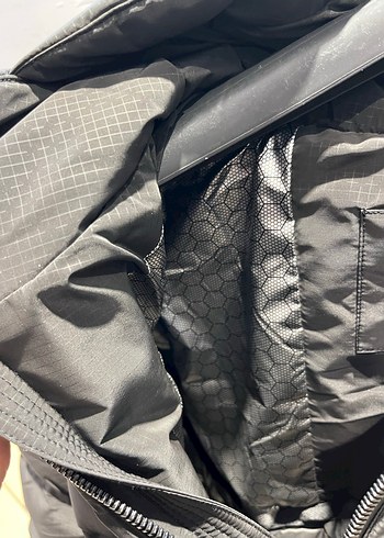 Gri Fermuarlı Erkek Şişme Mont - Görsel 2