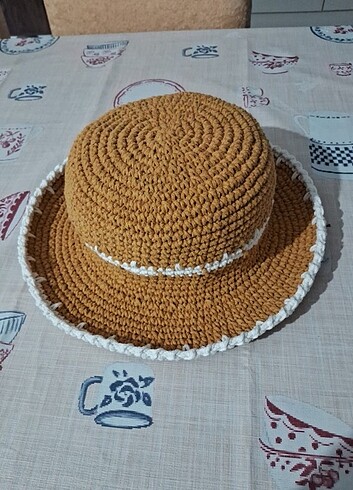 Tasarımcı Coton iplik şapka
