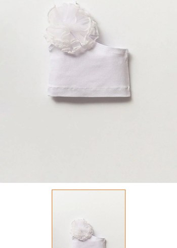 Kız Çocuk tek omuz crop body T-shirt