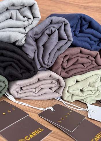 Kadın Camel Basic Pamuklu Şal