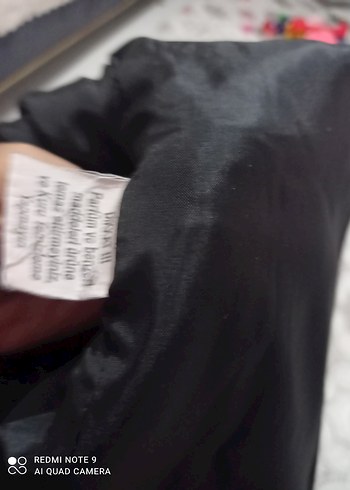 Düğmeli Siyah Deri Kadın Ceket - Görsel 8