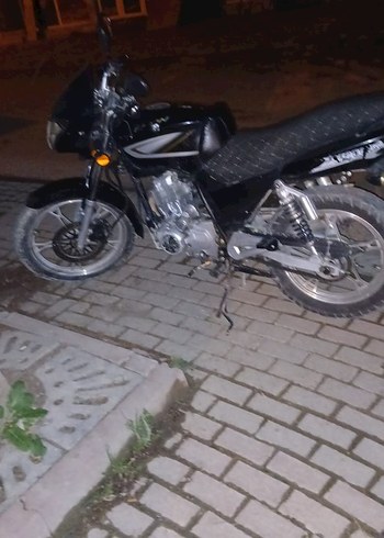Zincir Detaylı Siyah Biker Motosiklet - Görsel 2