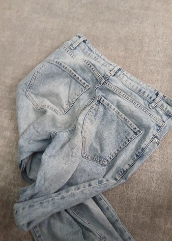 Mavi Pastel Renk Kadın Denim Pantolon - Görsel 5