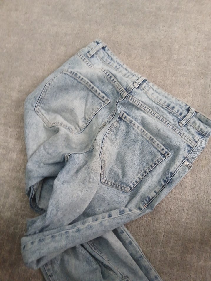 Mavi Pastel Renk Kadın Denim Pantolon - Görsel 5