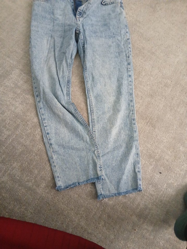 Mavi Pastel Renk Kadın Denim Pantolon - Görsel 2