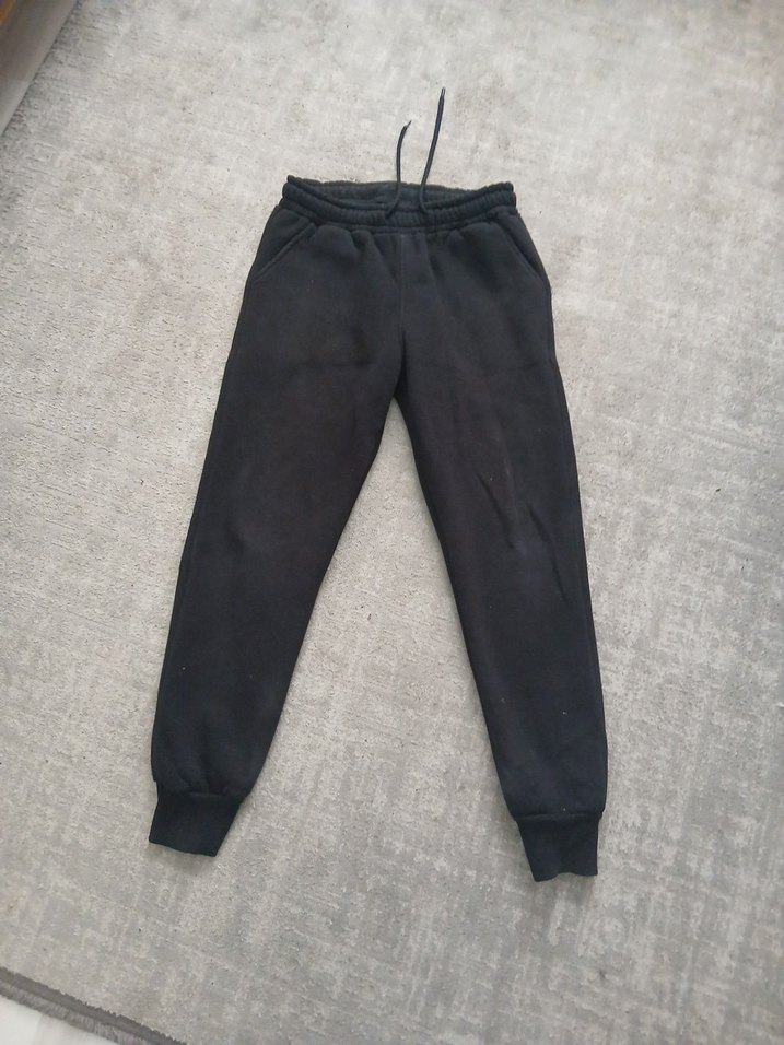 Siyah Rahat Kesim Kadın Eşofman Altı - Görsel 3