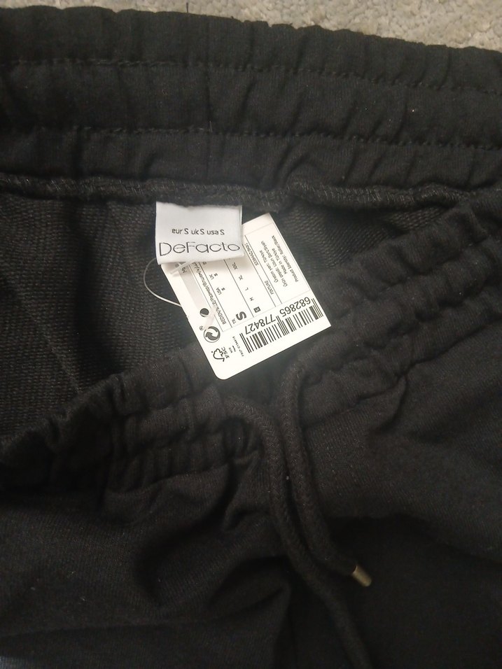 Siyah Mini  Eşofman Altı - Görsel 2