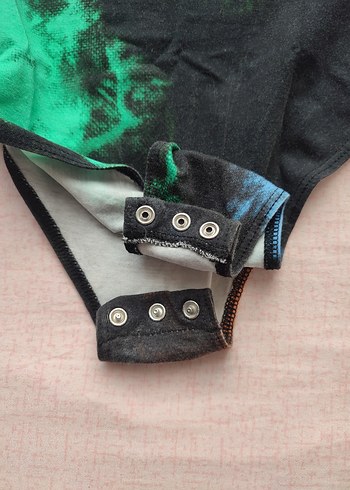 Kadın Çok Renkli Tie-Dye İnce Askılı body - Görsel 3