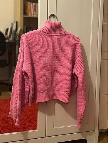 Trendyol & Milla Pembe Boğazlı Örgü Kazak