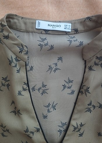 Mango V Yaka Bluz