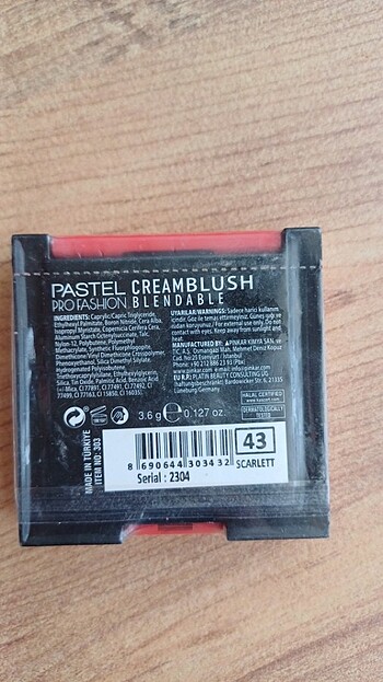 Pastel Pastel Allık