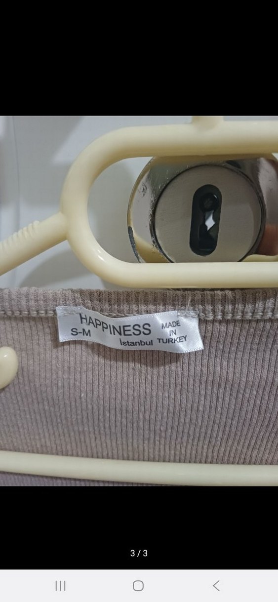 Bej Uzun Kollu Kadın Bluz - Görsel 3