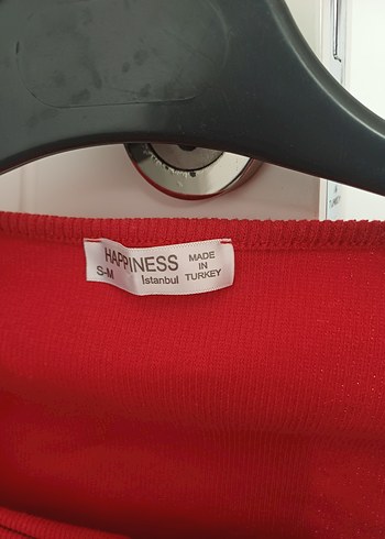 Kırmızı Uzun Kollu Kadın Kazak - Görsel 3