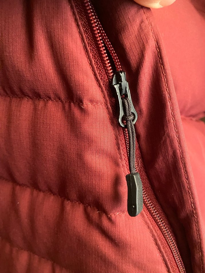 Bordo Nike Kapüşonlu Kadın Kışlık Mont - Görsel 4