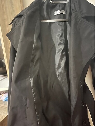 s Beden siyah Renk Siyah trenchcoat