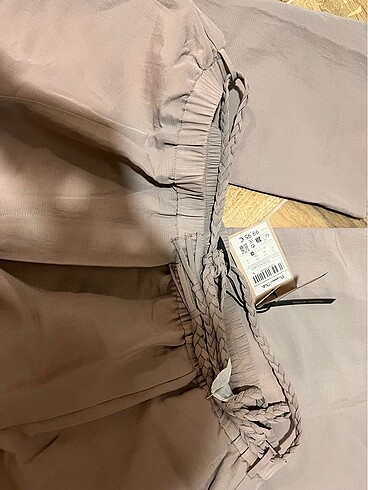 xl Beden camel Renk Massimo Dutti Kadın yazlık pantalon