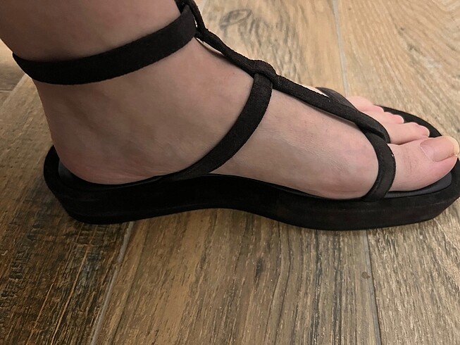 Massimo Dutti Massimo Dutti Kadın sandalet deri