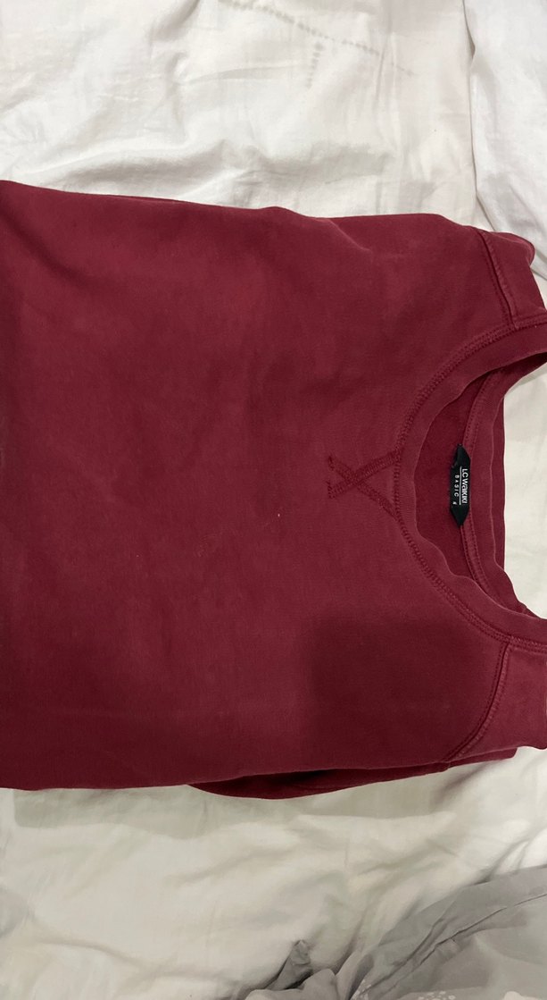 Bordo Kadın  Sweatshirt - Görsel 3