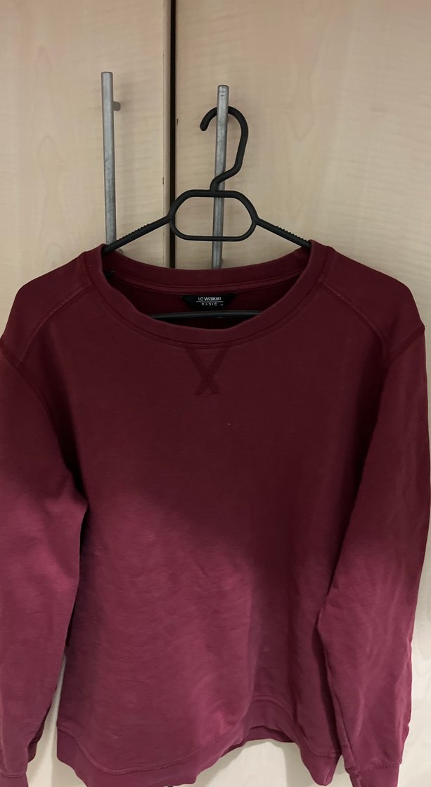 Bordo Kadın  Sweatshirt - Görsel 2