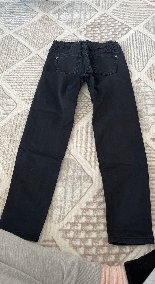 Siyah dar pantolon - Görsel 3