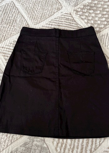 Siyah Midi Mini Etek - Görsel 3