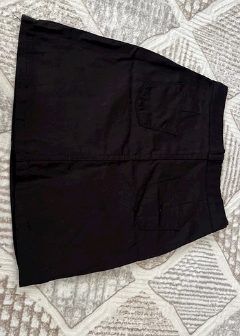 Siyah Midi Mini Etek - Görsel 4