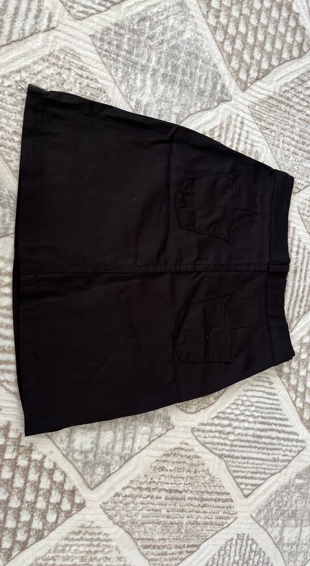 Siyah Midi Mini Etek - Görsel 4