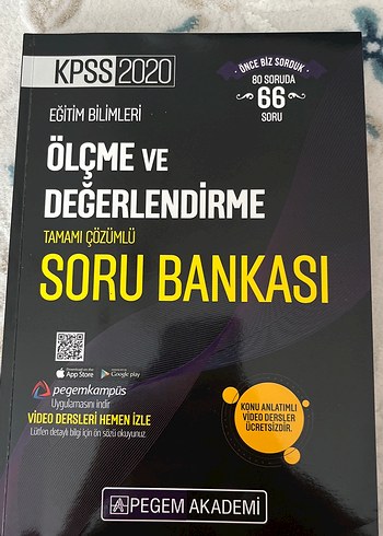 KPSS 2020 Ölçme ve Değerlendirme Soru Bankası