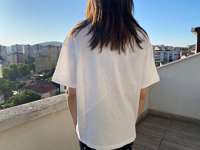 s Beden beyaz Renk Orijinal H&M marka tshirt
