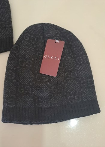Gucci Gri Örgü Kadın Bere