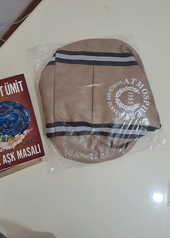 Beden Bej Baskılı Spor Çantası