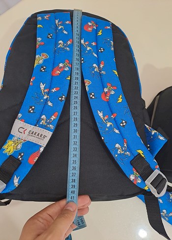 Beden Renk Sonic Temalı Çocuk Okul Çantası Seti