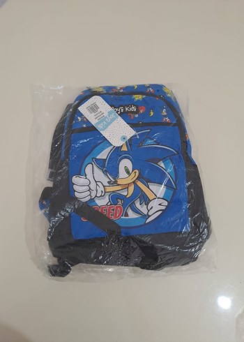 Sonic Temalı Çocuk Okul Çantası Seti