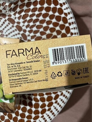  Beden Renk Farmasi Farma Color BAL KÖPÜĞÜ saç boyası