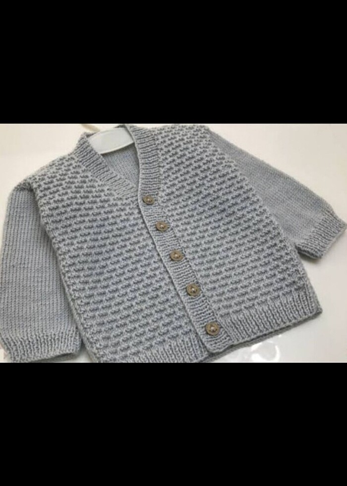 Bebek hırka - Görsel 4