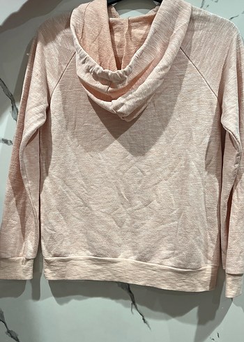 Bej Uzun Kollu Kadın Sweatshirt - Görsel 5