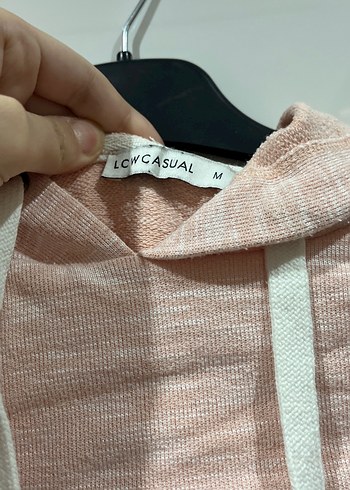 Bej Uzun Kollu Kadın Sweatshirt - Görsel 2