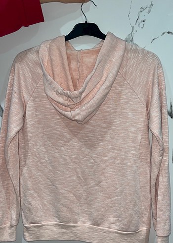 Bej Uzun Kollu Kadın Sweatshirt - Görsel 4