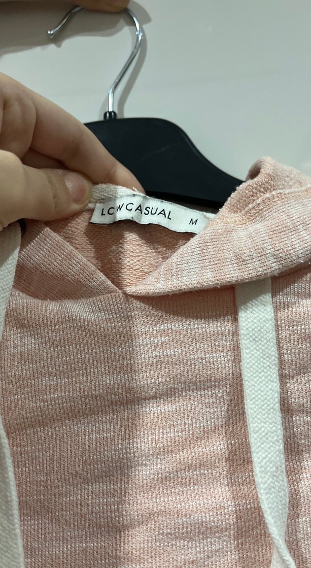 Bej Uzun Kollu Kadın Sweatshirt - Görsel 2