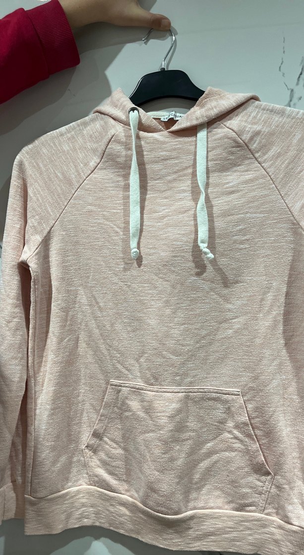 Bej Uzun Kollu Kadın Sweatshirt - Görsel 3