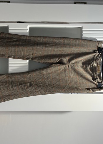 Desenli Kadın Kumaş Pantolon - Görsel 3