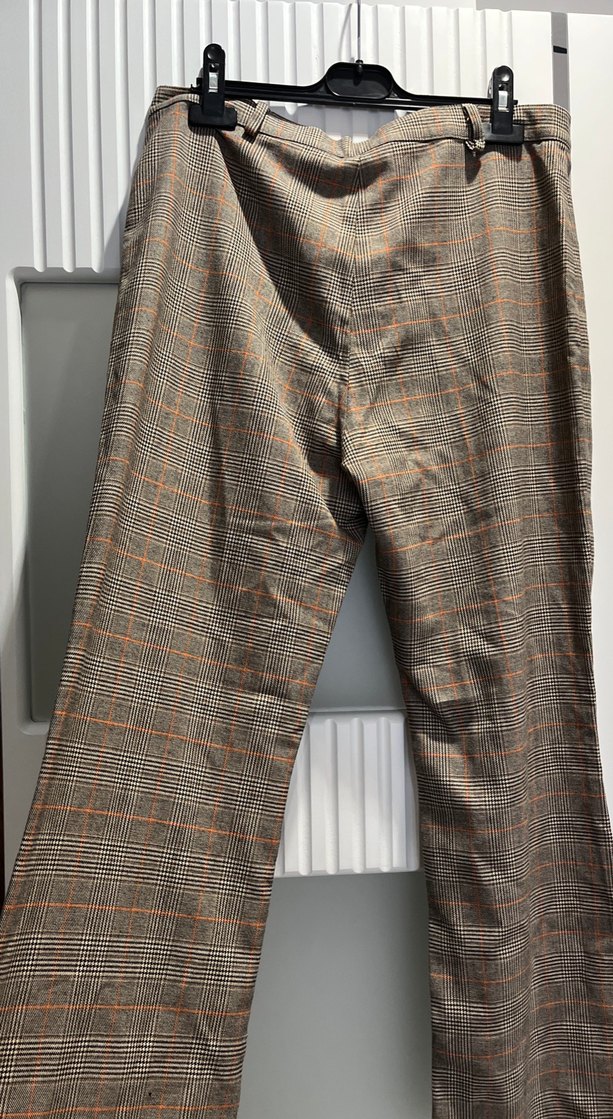 Desenli Kadın Kumaş Pantolon - Görsel 5