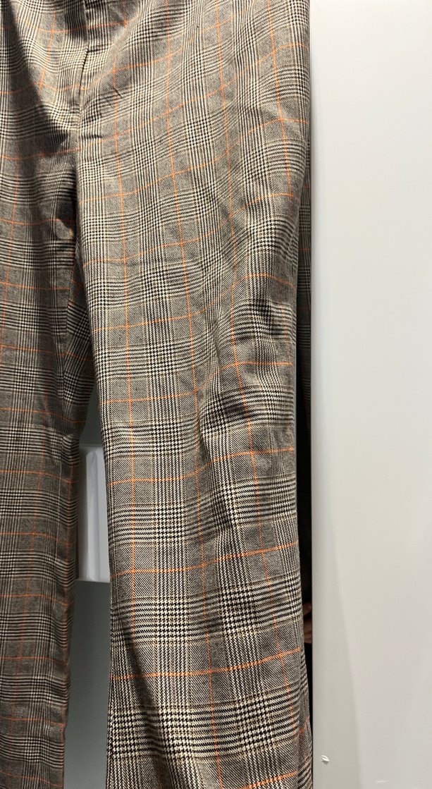 Desenli Kadın Kumaş Pantolon - Görsel 4