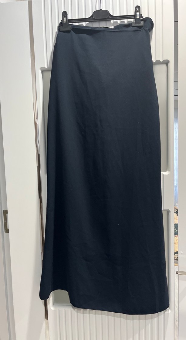 Lacivert Uzun Kadın Etek - Görsel 3