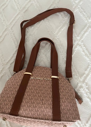 Michael Kors Kahverengi Parlak Baskılı Kadın Çanta