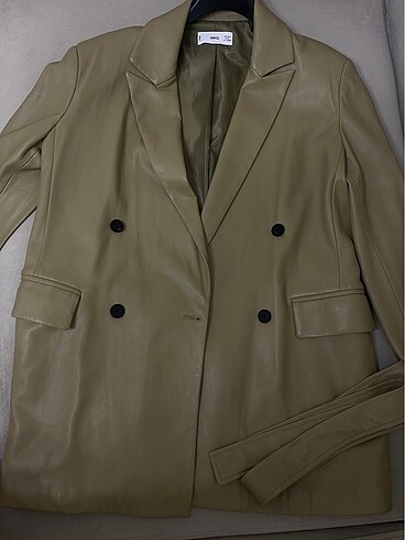 Deri blazer ceket
